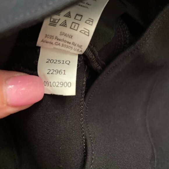 Spanx The Perfect Pant Ankle Backseam Skinny black size XS - Picture 8 of 11